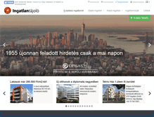 Tablet Screenshot of ingatlantajolo.hu